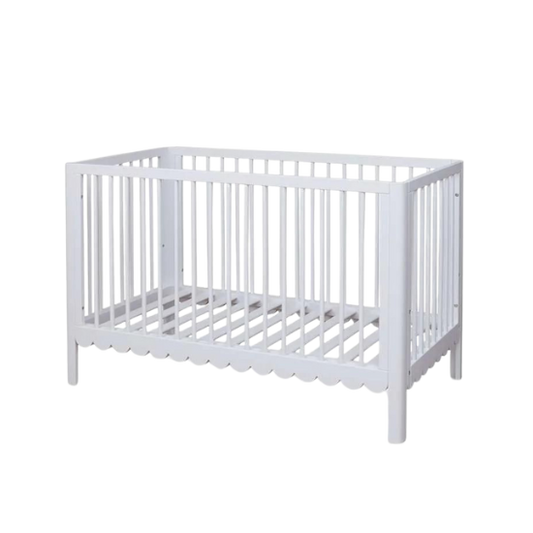 Mocka Maisie Scalloped Cot